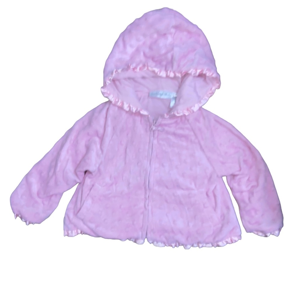 Specialty Baby Girl’s Size 24M pink fleece zip hoodie